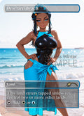 Deserted Beach Goddess Winter proxy card artwork