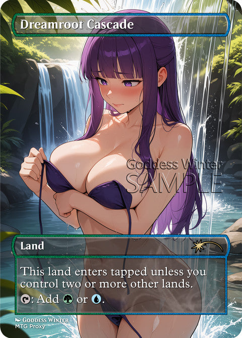 Dreamroot Cascade Goddess Winter proxy card artwork