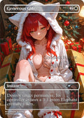 Generous Gift Goddess Winter proxy card artwork