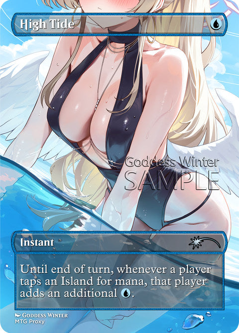 High Tide Goddess Winter proxy card artwork