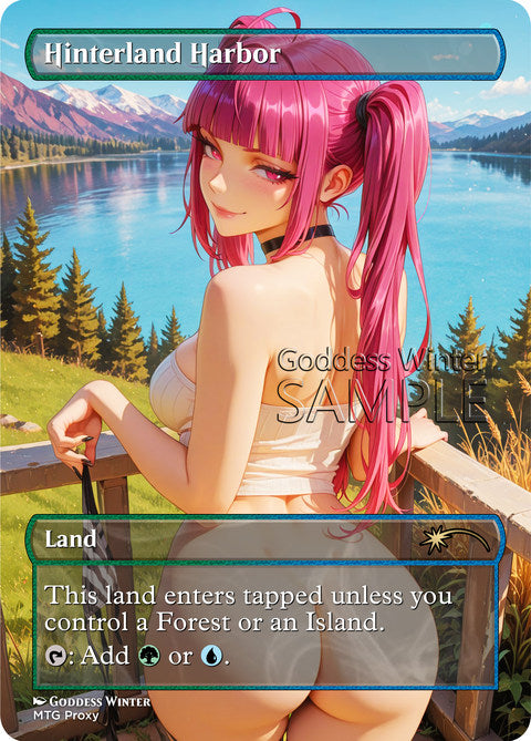 Hinterland Harbor Goddess Winter proxy card artwork