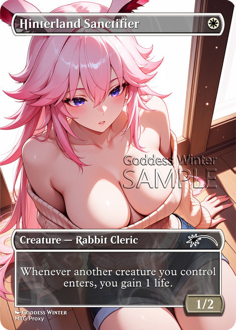 Hinterland Sanctifier Goddess Winter proxy card artwork