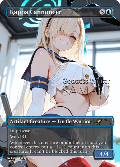 Kappa Cannoneer Goddess Winter proxy card artwork