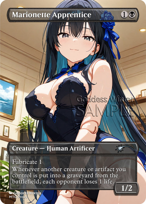 Marionette Apprentice Goddess Winter proxy card artwork