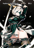 Nadier's Nightblade Goddess Winter proxy card artwork