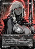 Nadier's Nightblade Goddess Winter proxy card artwork