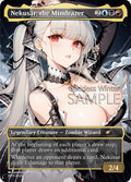 Nekusar, the Mindrazer Goddess Winter proxy card artwork
