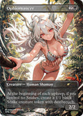 Ophiomancer Goddess Winter proxy card artwork