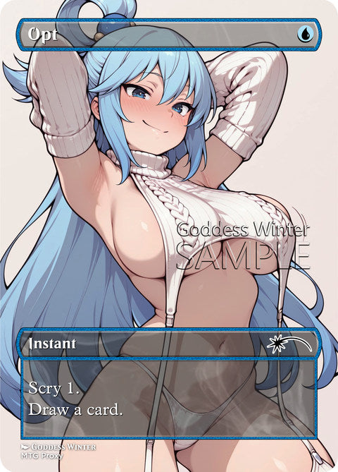 Opt Goddess Winter proxy card artwork