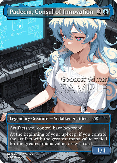 Padeem, Consul of Innovation Goddess Winter proxy card artwork