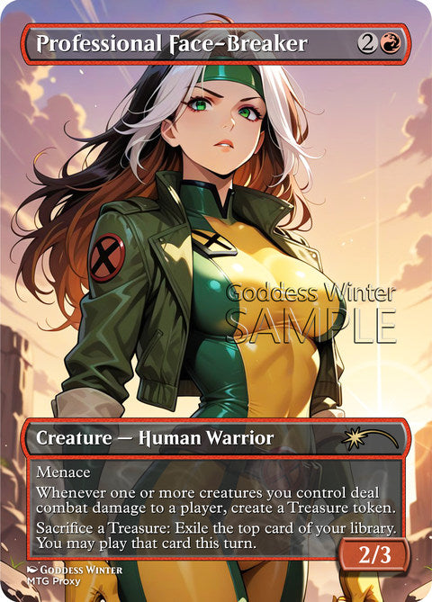 Professional Face-Breaker Goddess Winter proxy card artwork