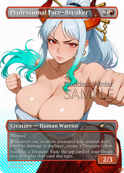 Professional Face-Breaker Goddess Winter proxy card artwork