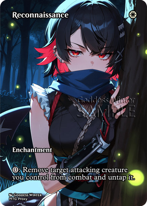 Reconnaissance Goddess Winter proxy card artwork