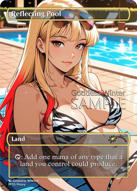 Reflecting Pool Goddess Winter proxy card artwork
