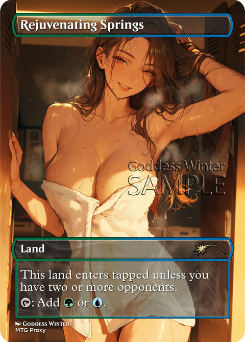 Rejuvenating Springs Goddess Winter proxy card artwork