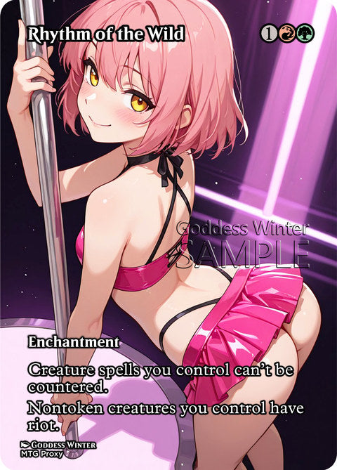 Rhythm of the Wild Goddess Winter proxy card artwork