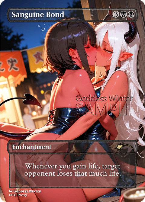 Sanguine Bond Goddess Winter proxy card artwork