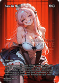 Saw in Half Goddess Winter proxy card artwork