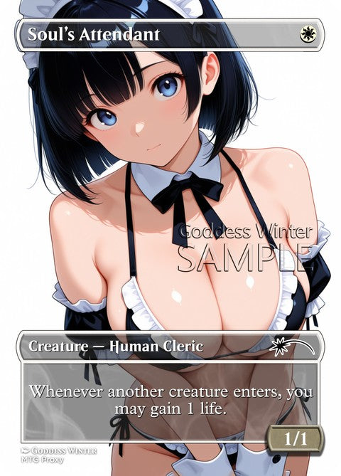 Soul's Attendant Goddess Winter proxy card artwork