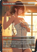 Sundown Pass Goddess Winter proxy card artwork