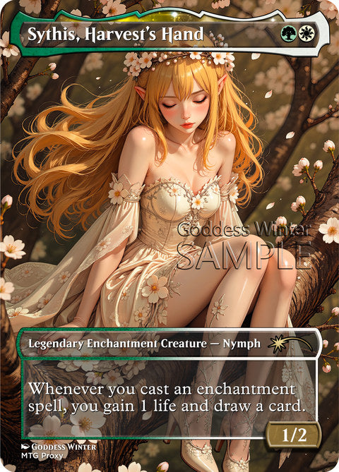 Sythis, Harvest's Hand Goddess Winter proxy card artwork