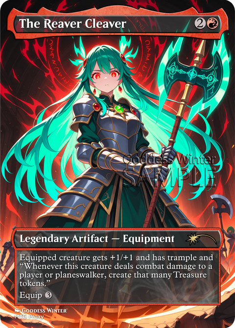 The Reaver Cleaver Goddess Winter proxy card artwork
