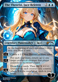 The Theorist, Jace Beleren Goddess Winter proxy card artwork