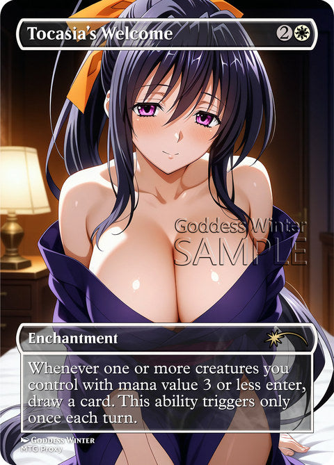 Tocasia's Welcome Goddess Winter proxy card artwork