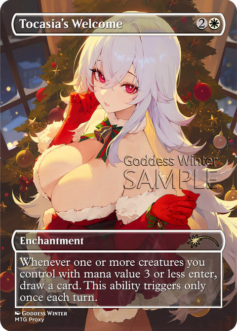 Tocasia's Welcome Goddess Winter proxy card artwork