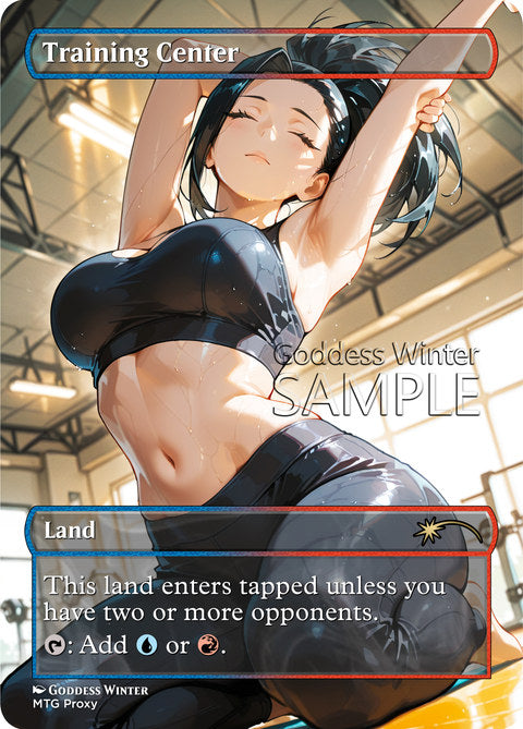 Training Center Goddess Winter proxy card artwork