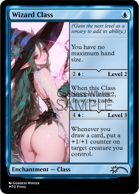 Wizard Class Goddess Winter proxy card artwork