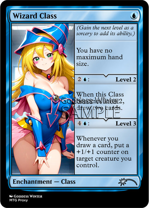 Wizard Class Goddess Winter proxy card artwork
