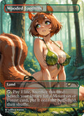 Wooded Foothills Goddess Winter proxy card artwork