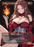 Young Pyromancer Goddess Winter proxy card artwork